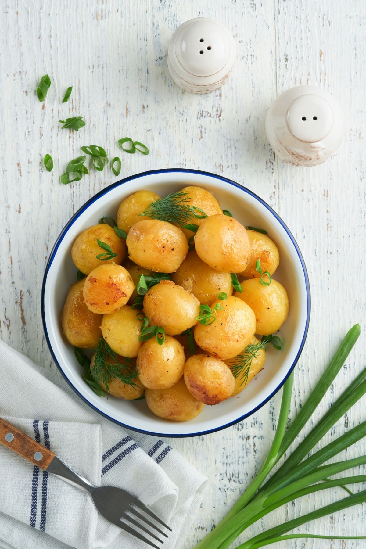 Syracuse Salt Potatoes Garnished With Herbs