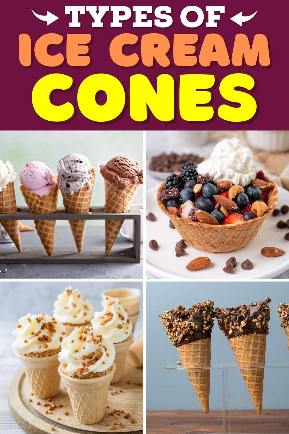 Types of Ice Cream Cones