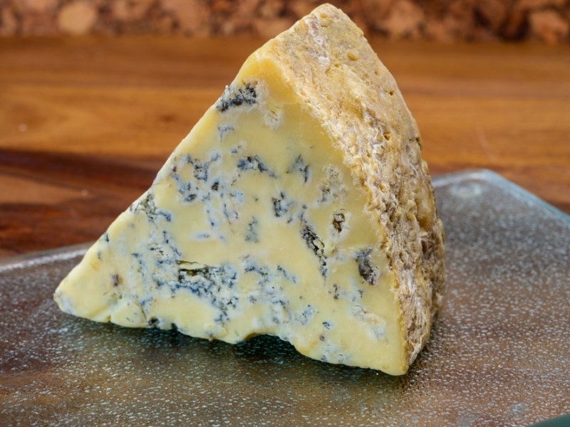 Sliced of English Wensleydale Blue 