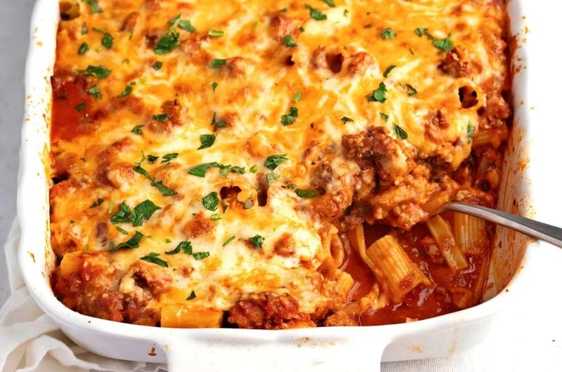 Baked Rigatoni Pasta Recipe