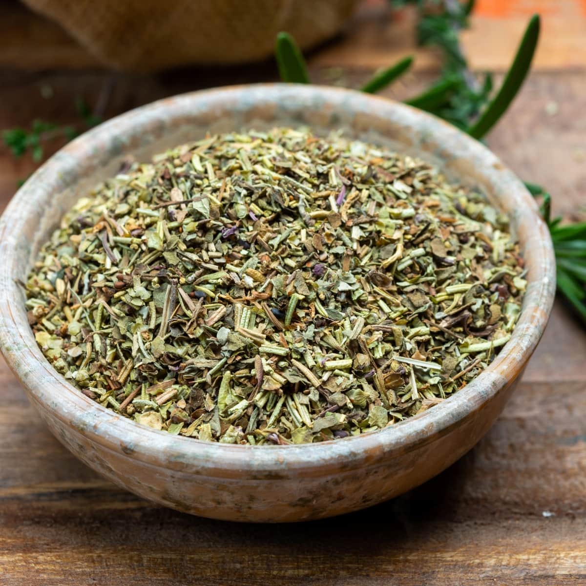 Dried Basil, Oregano, and Thyme