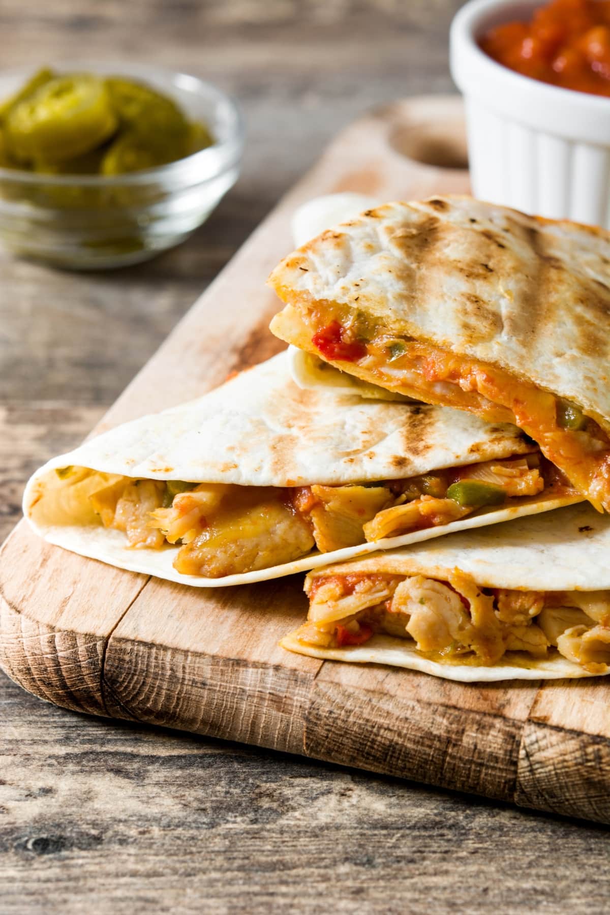 Homemade Mexican Chicken Quesadillas