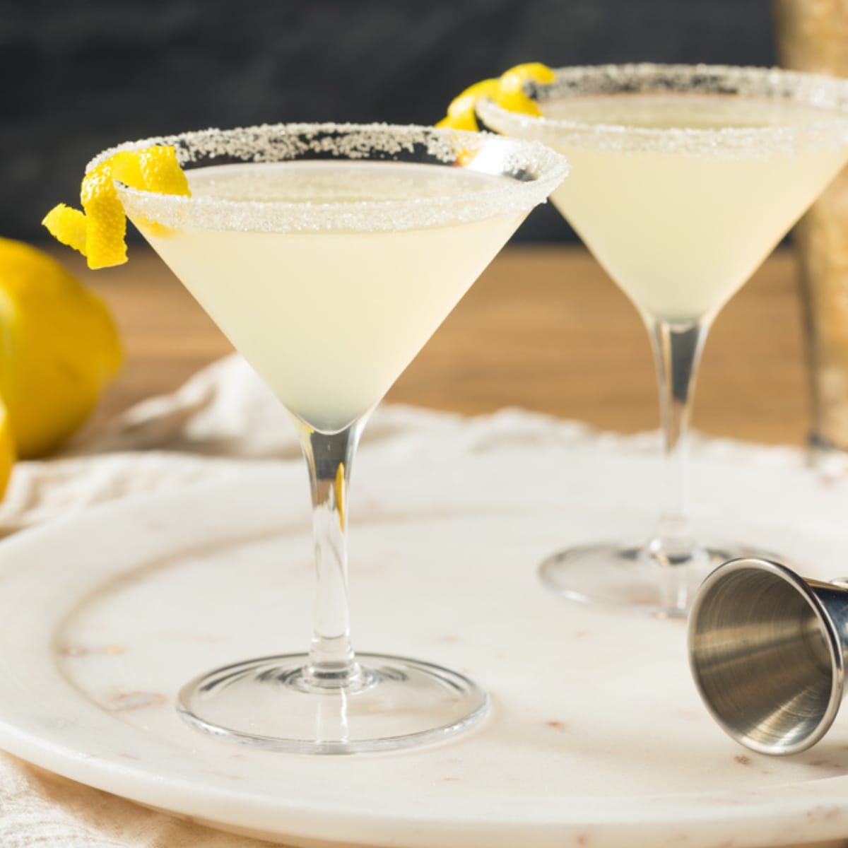 Limoncello Lemon Drop martinis