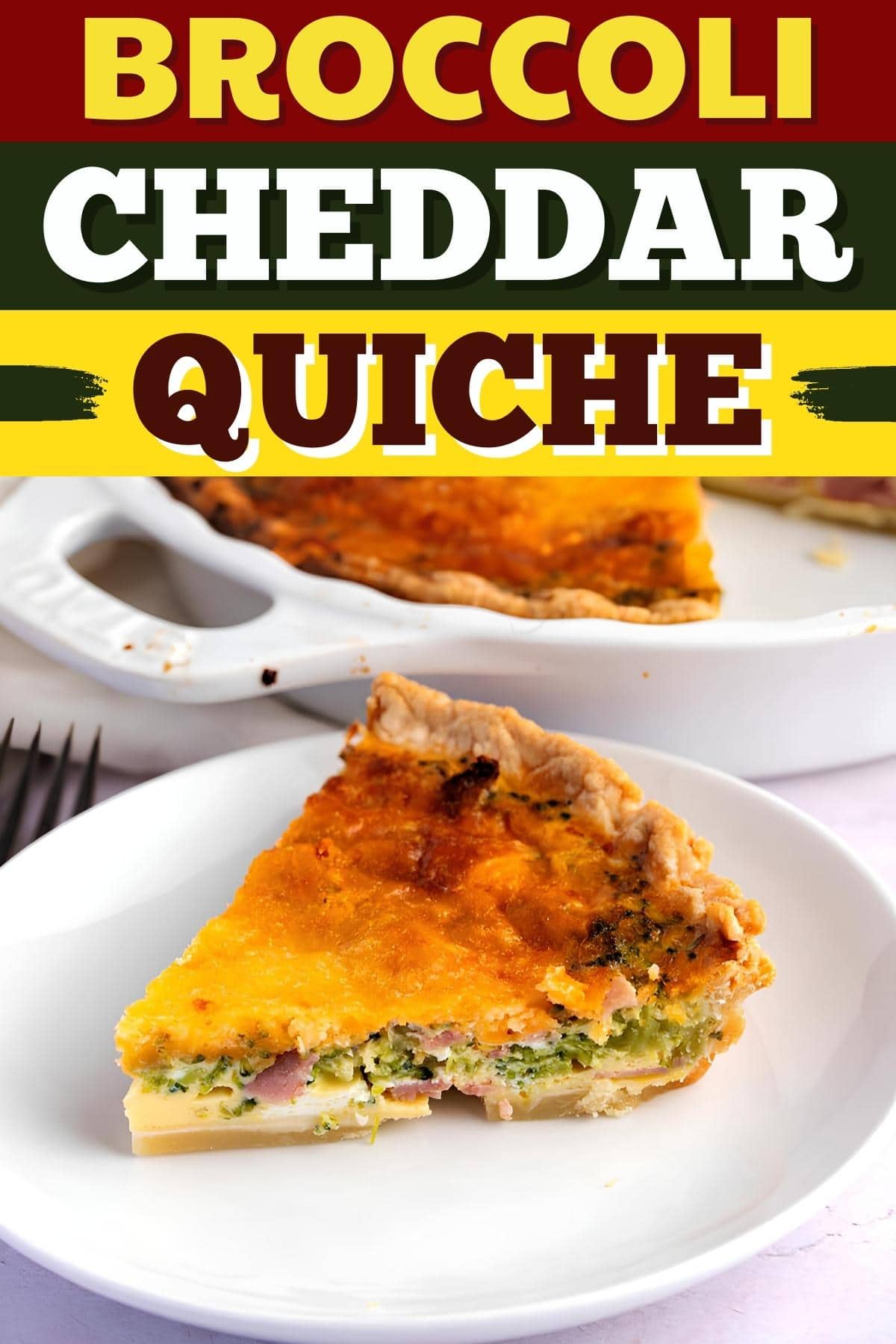 Broccoli Cheddar Quiche