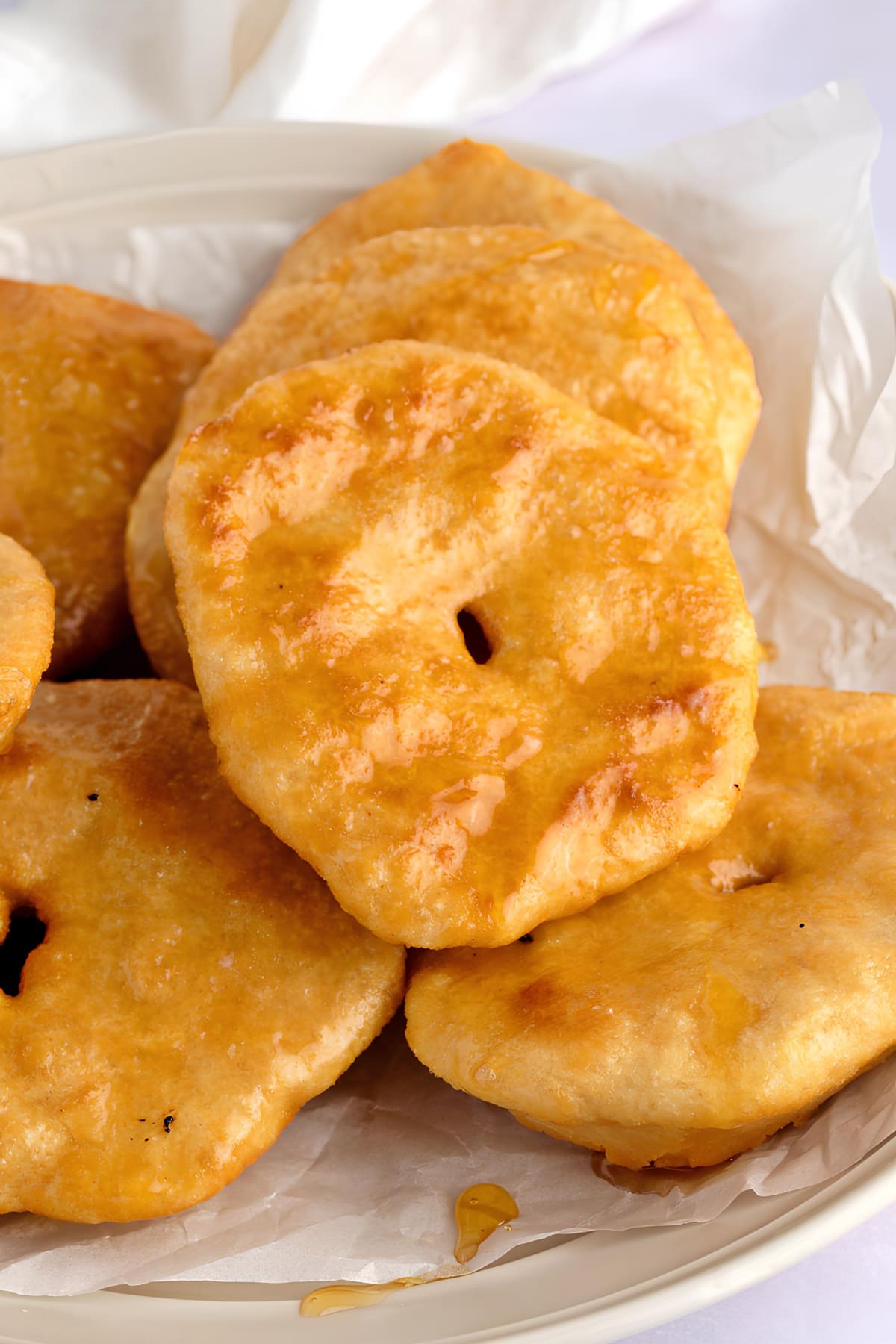 Best Native American Fry Bread (Easy Recipe) featuring Homemade Soft and Crispy Fry Bread in Parchment Paper