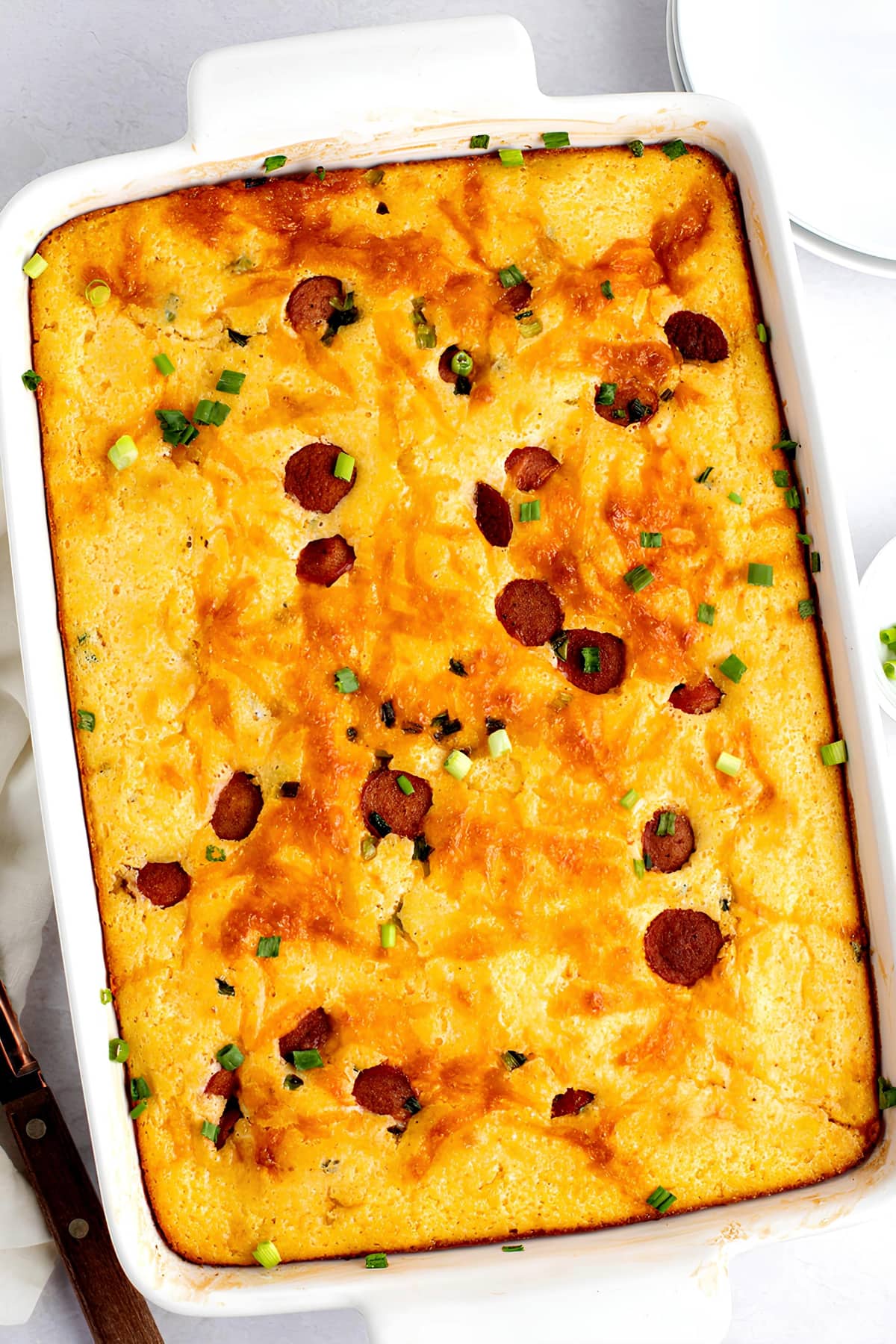 Homemade Corn Dog Casserole