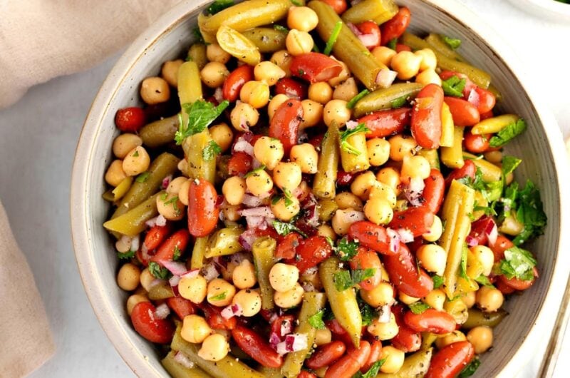 Three-Bean Salad (Easy Recipe)