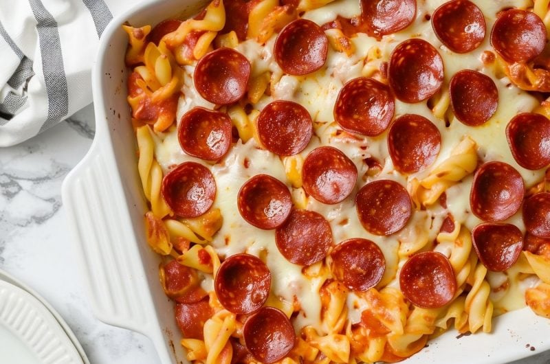 Easy Pepperoni Pizza Casserole Recipe
