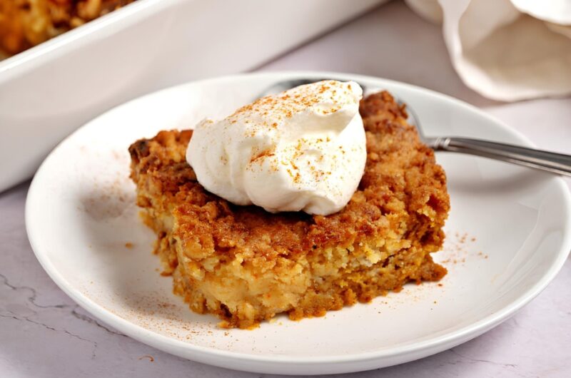 Pumpkin Dessert With Yellow Cake Mix