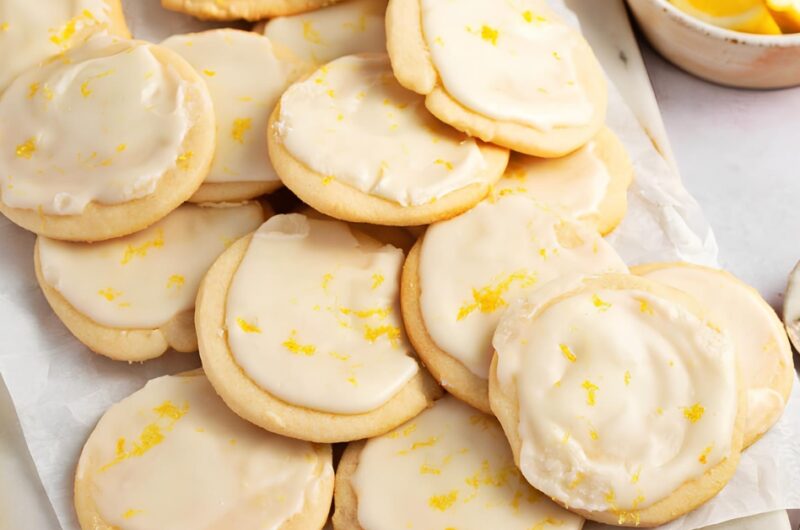 Lemon Shortbread Cookies