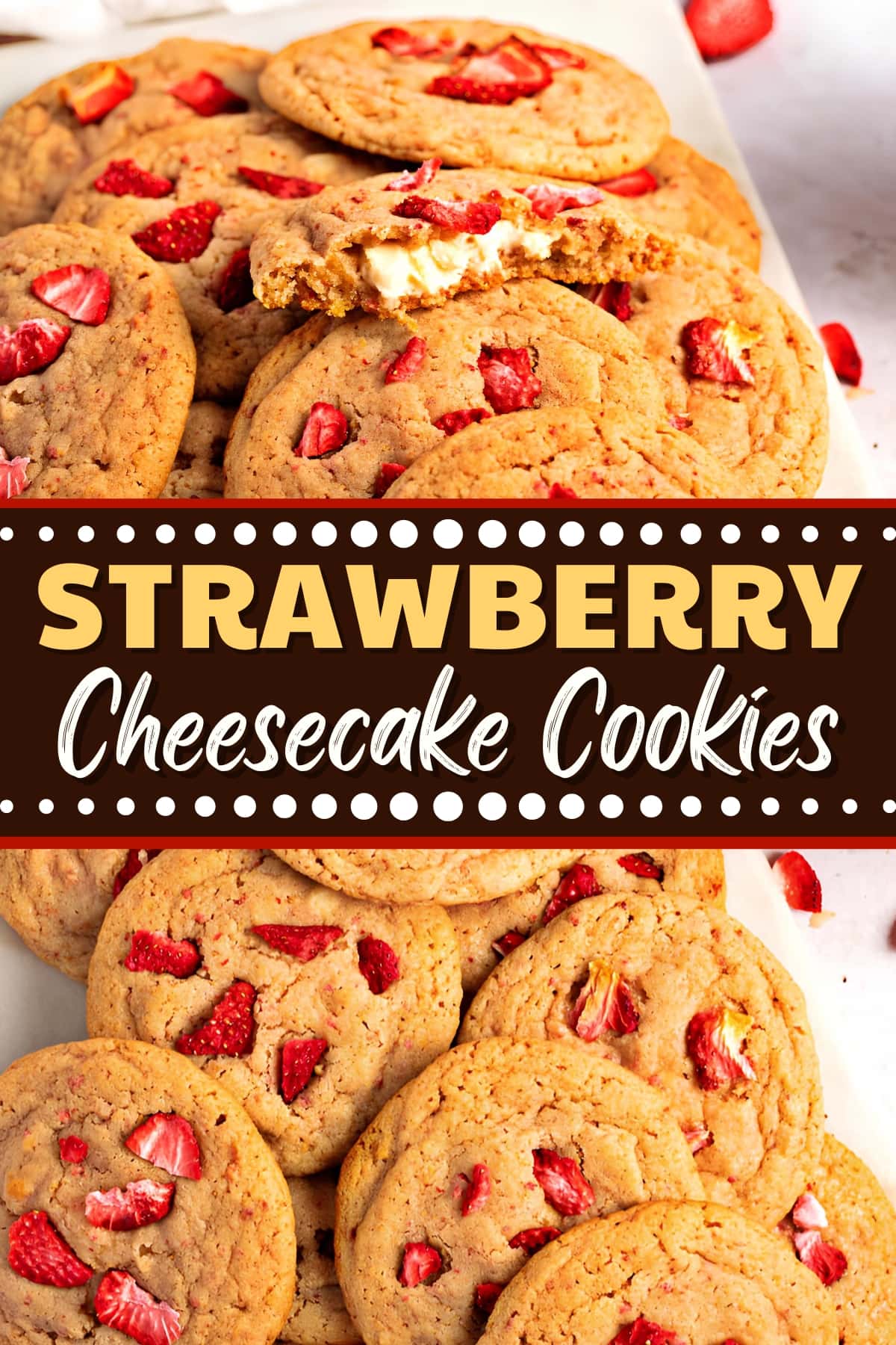 Strawberry Cheesecake Cookies