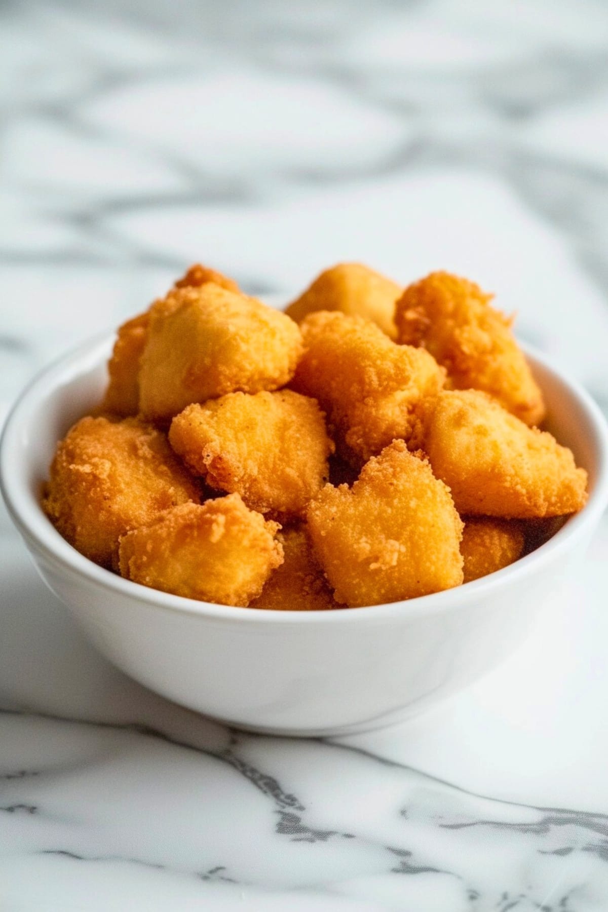 Air fryer chicken nuggets in bowl