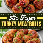 Air Fryer Turkey Meatballs