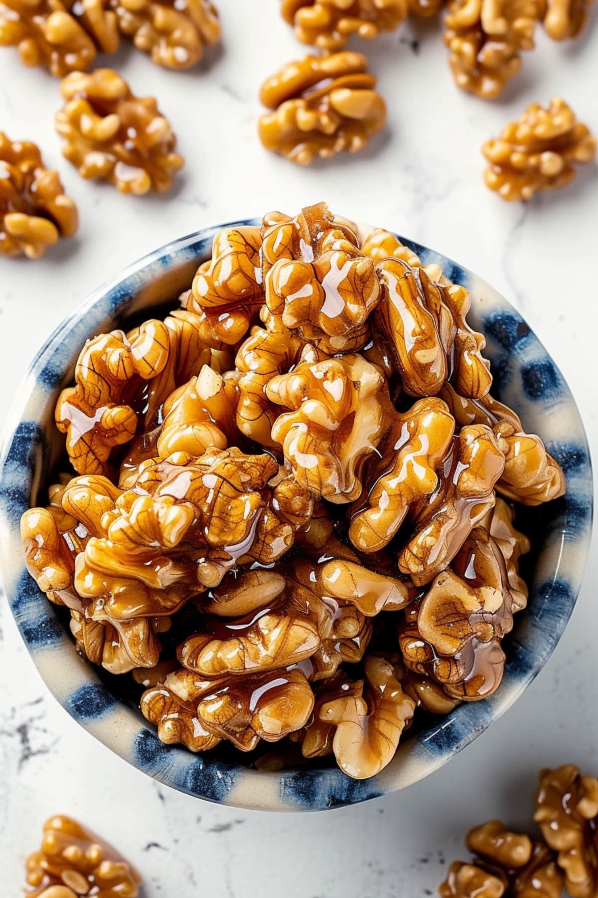 Irresistibly sweet and crunchy homemade candied walnuts