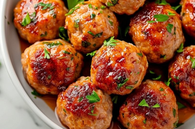 Air Fryer Turkey Meatballs