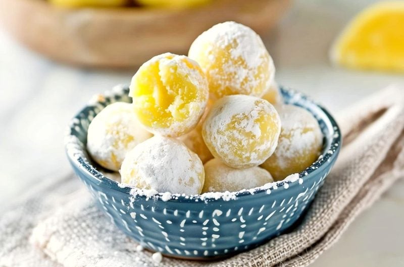 White Chocolate Lemon Truffles