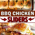 Bbq chicken sliders.