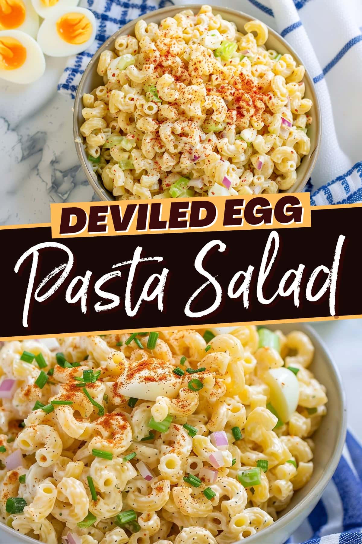 Deviled Egg Pasta Salad