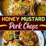 Honey mustard pork chops.