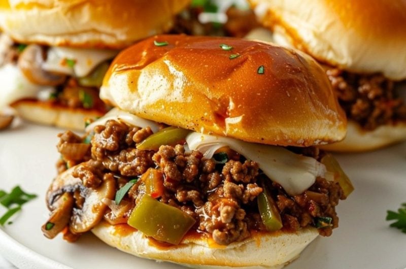 Philly Cheesesteak Sloppy Joes