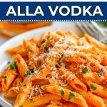 Pasta alla vodka.