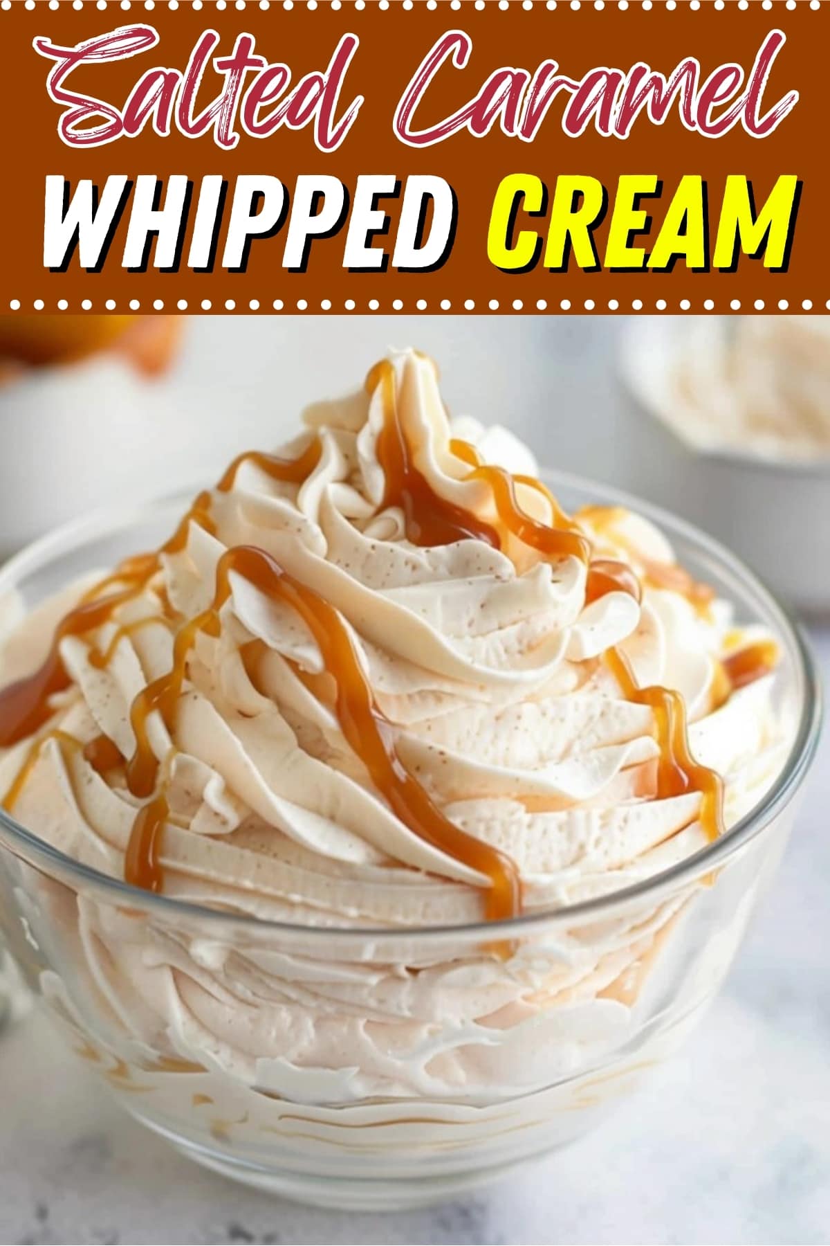 Salted Caramel Whipped Cream