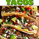 Steak tacos.