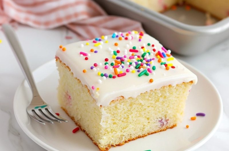 Vanilla Sheet Cake