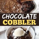 Chocolate cobbler.