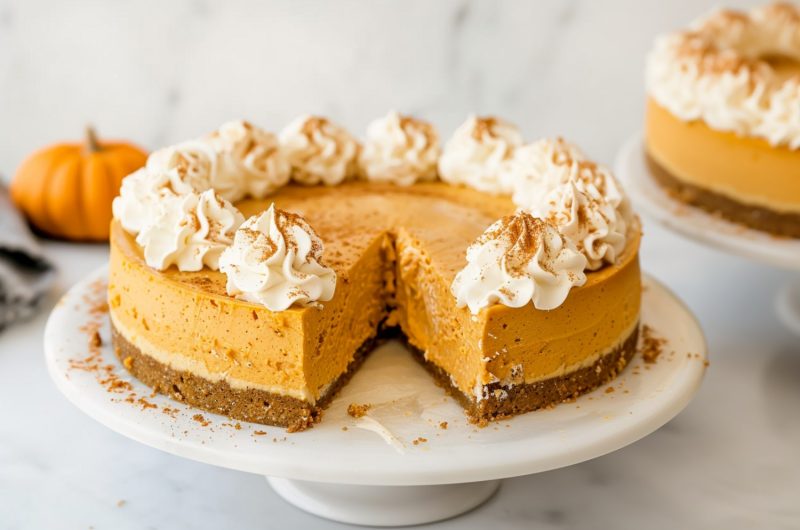 No-Bake Pumpkin Cheesecake