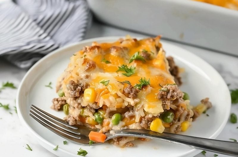 Hamburger Hashbrown Casserole