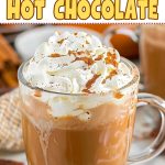 Pumpkin spice hot chocolate.