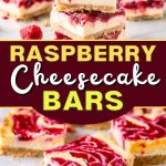 Raspberry Cheesecake Bars