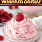 Raspberry Whipped Cream