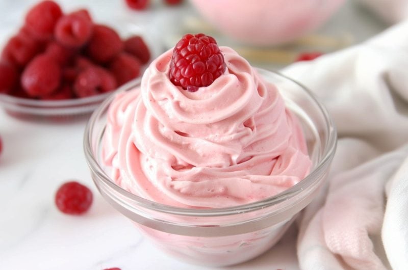 Raspberry Whipped Cream