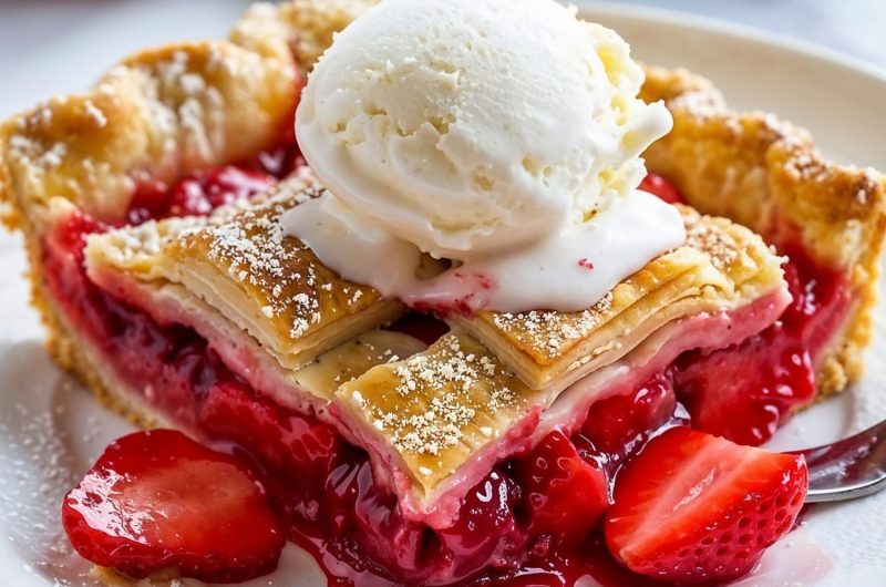 Strawberry Slab Pie