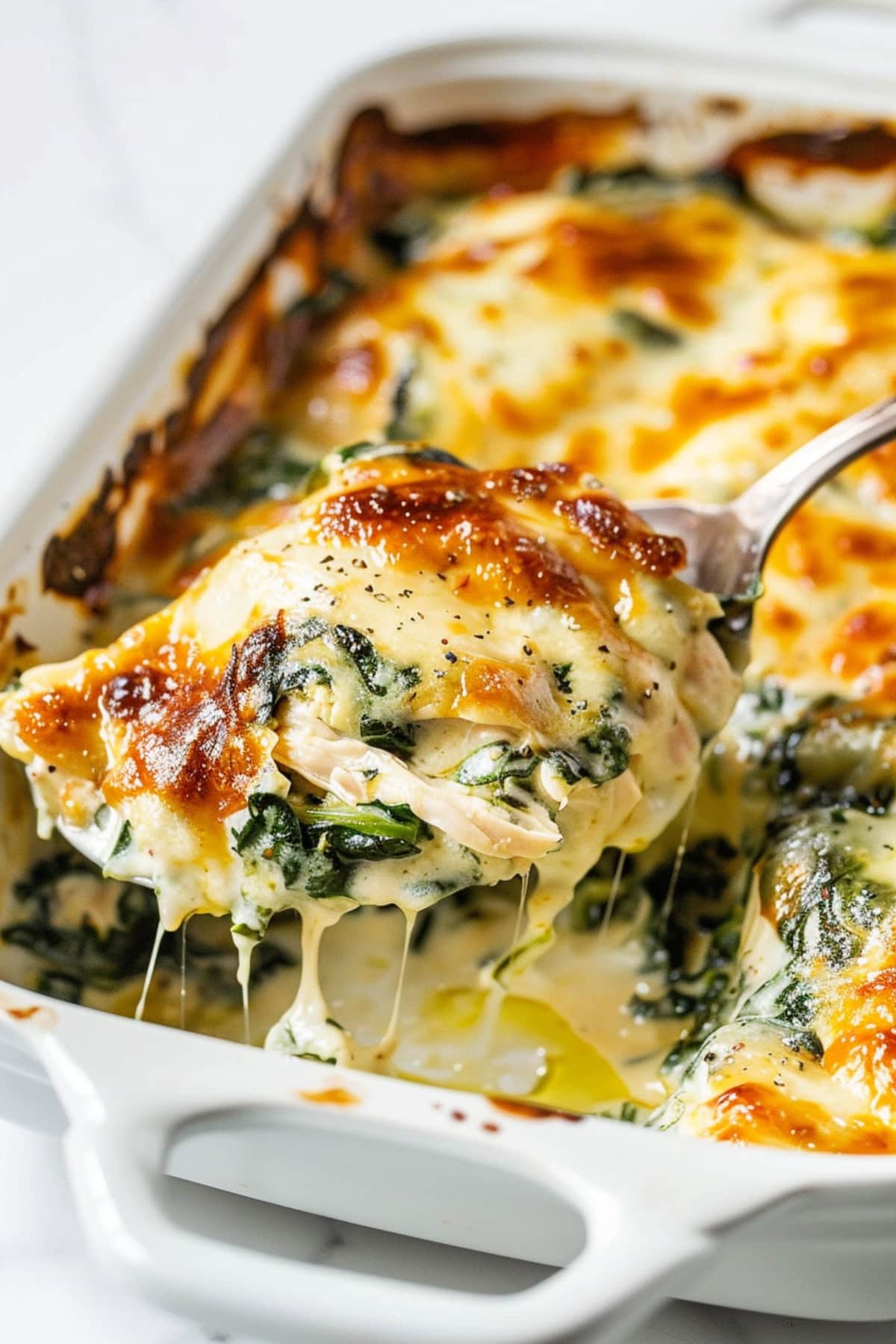 Chicken and Spinach Casserole