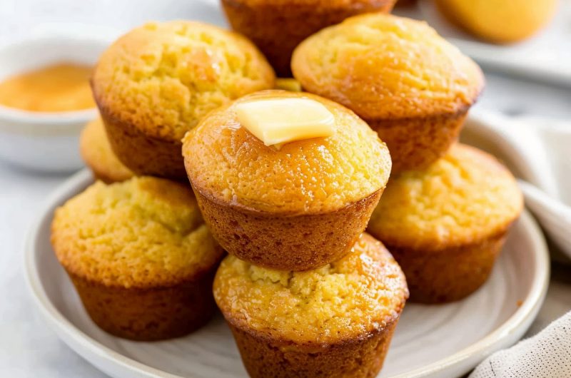 Honey Cornbread Muffins