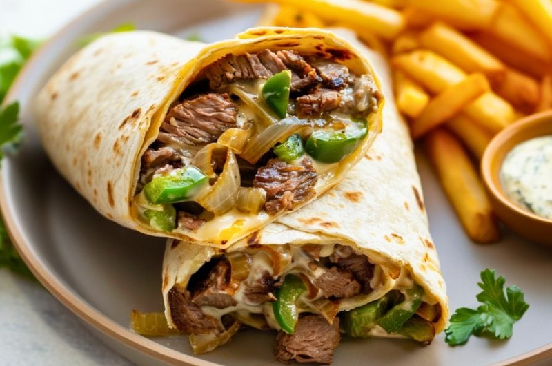 Philly Cheesesteak Wrap