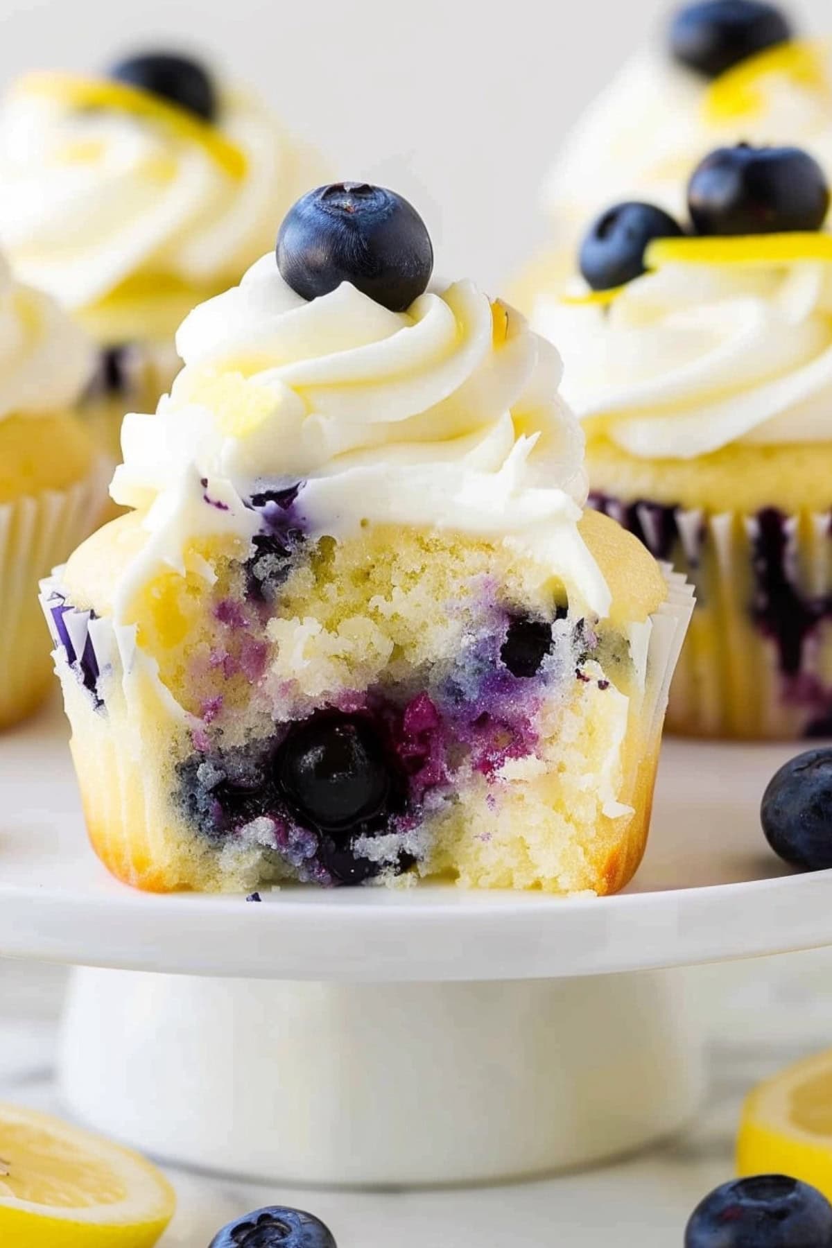 Lemon blueberry cupcakes