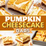 Pumpkin Cheesecake bars