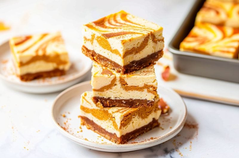 Pumpkin Cheesecake Bars