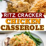 Ritz cracker chicken casserole.