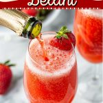 Strawberry bellini.