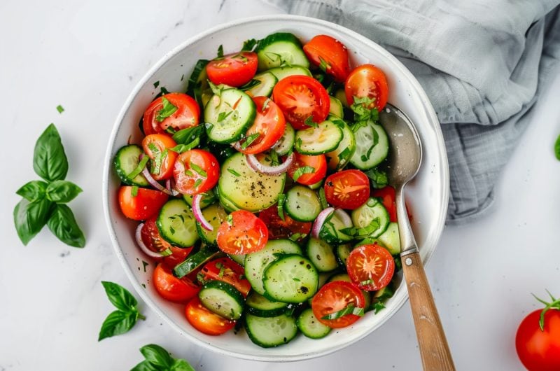 Tomato and Cucumber Salad