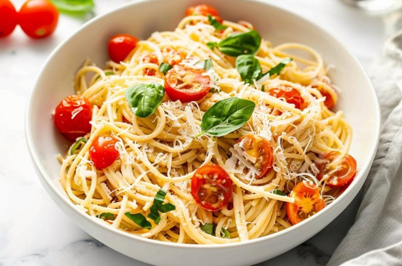 Cherry Tomato and Basil Pasta