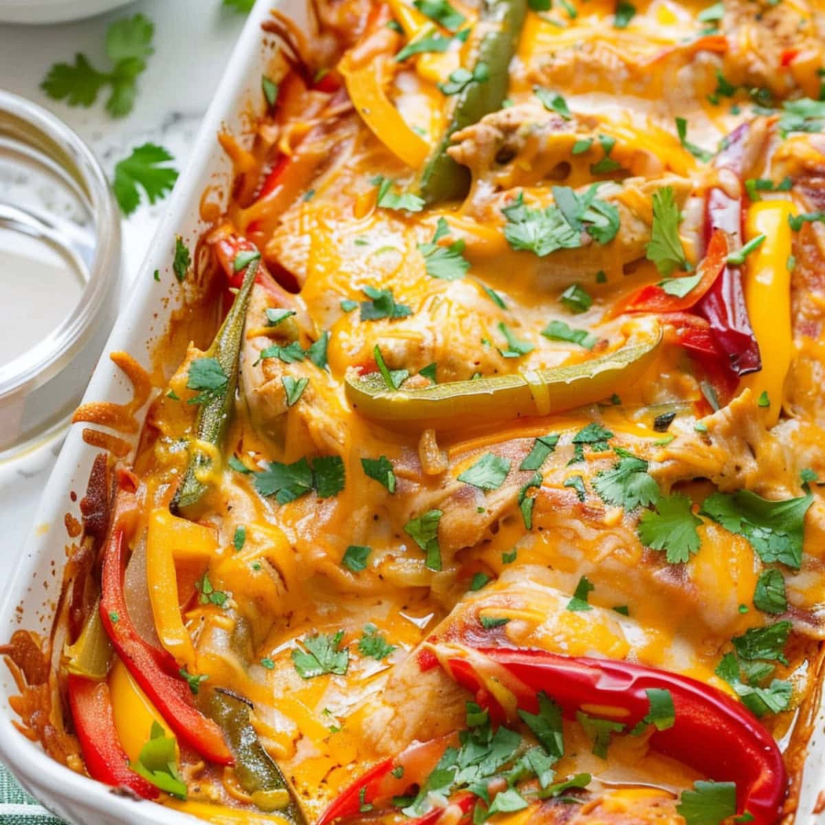 Chicken Fajita Casserole