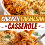 Chicken parmesan casserole.