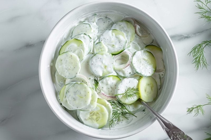 Creamy Cucumber Salad