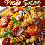 Pepperoni pasta salad